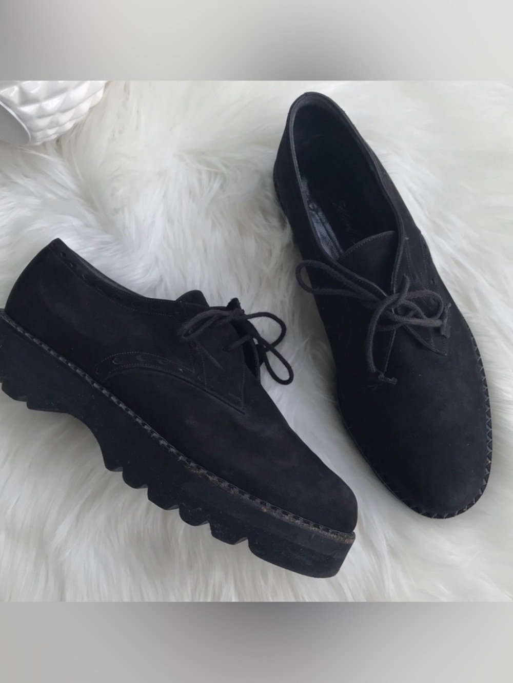Karl Lagerfeld Lace Up Leather โCreepersโ